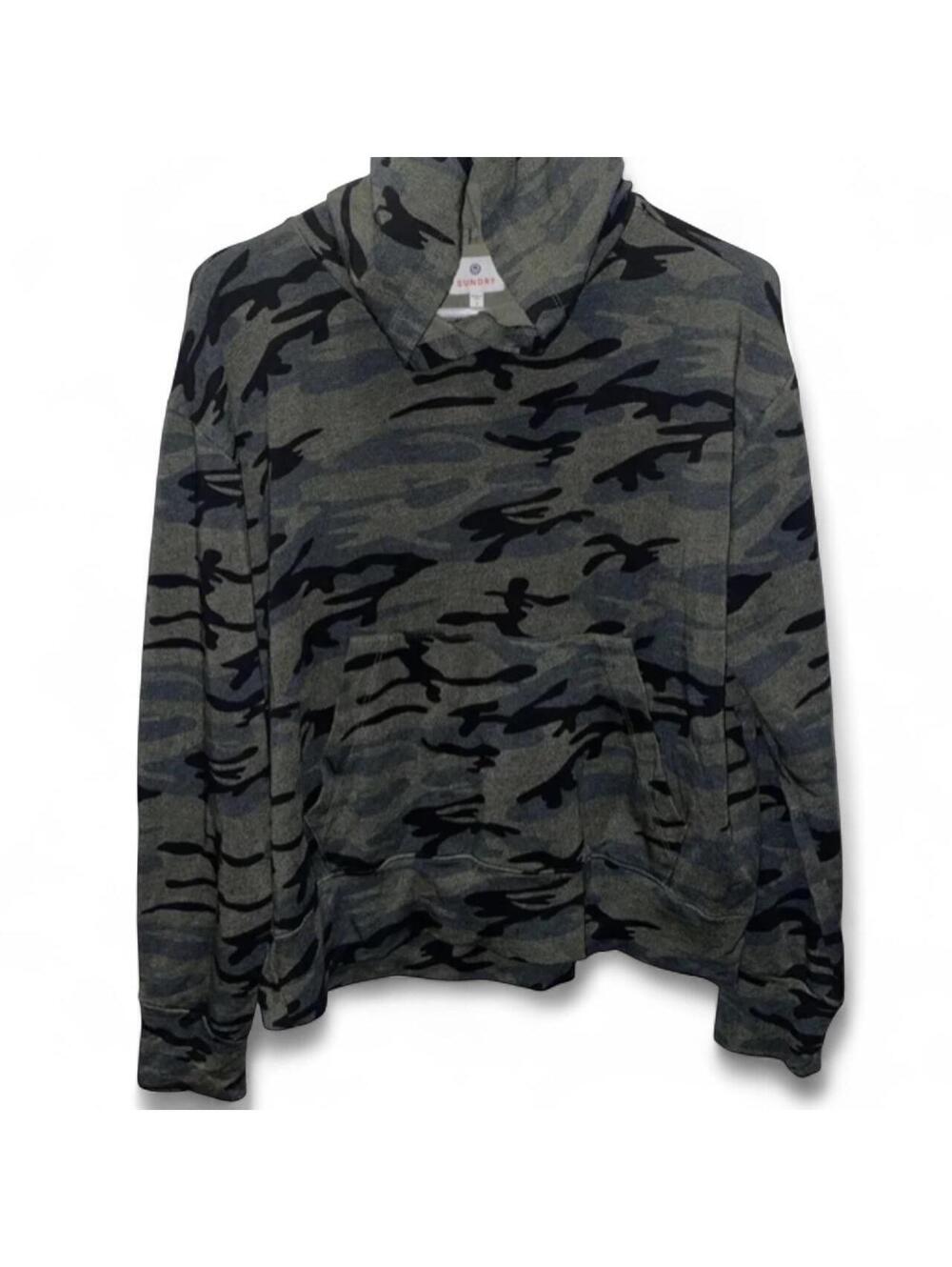 Sundry Women's Green and Khaki Hoody